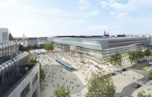 Der neue Hauptbahnhof München, Empfangsgebäude und Vorplatz, Entwurf: Auer Weber Architekten BDA