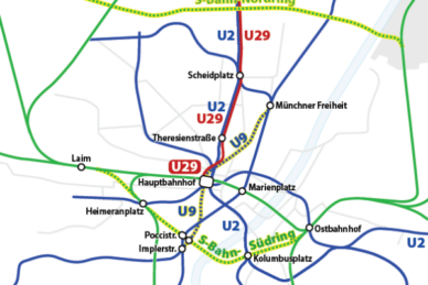 U29 - Takt 2 nach Feldmoching - Stellungnahme des AAN zum Bau des U9 Bahnhofs am Hauptbahnhof