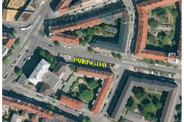 Aktionen des Münchner Forums zum internationalen ‚Parking Day‘