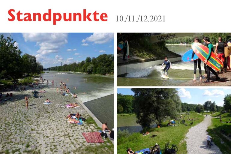 Cover STANDPUNKTE 10./11./12.2021: Die Isar in München: urbaner Natur- und Erholungsraum