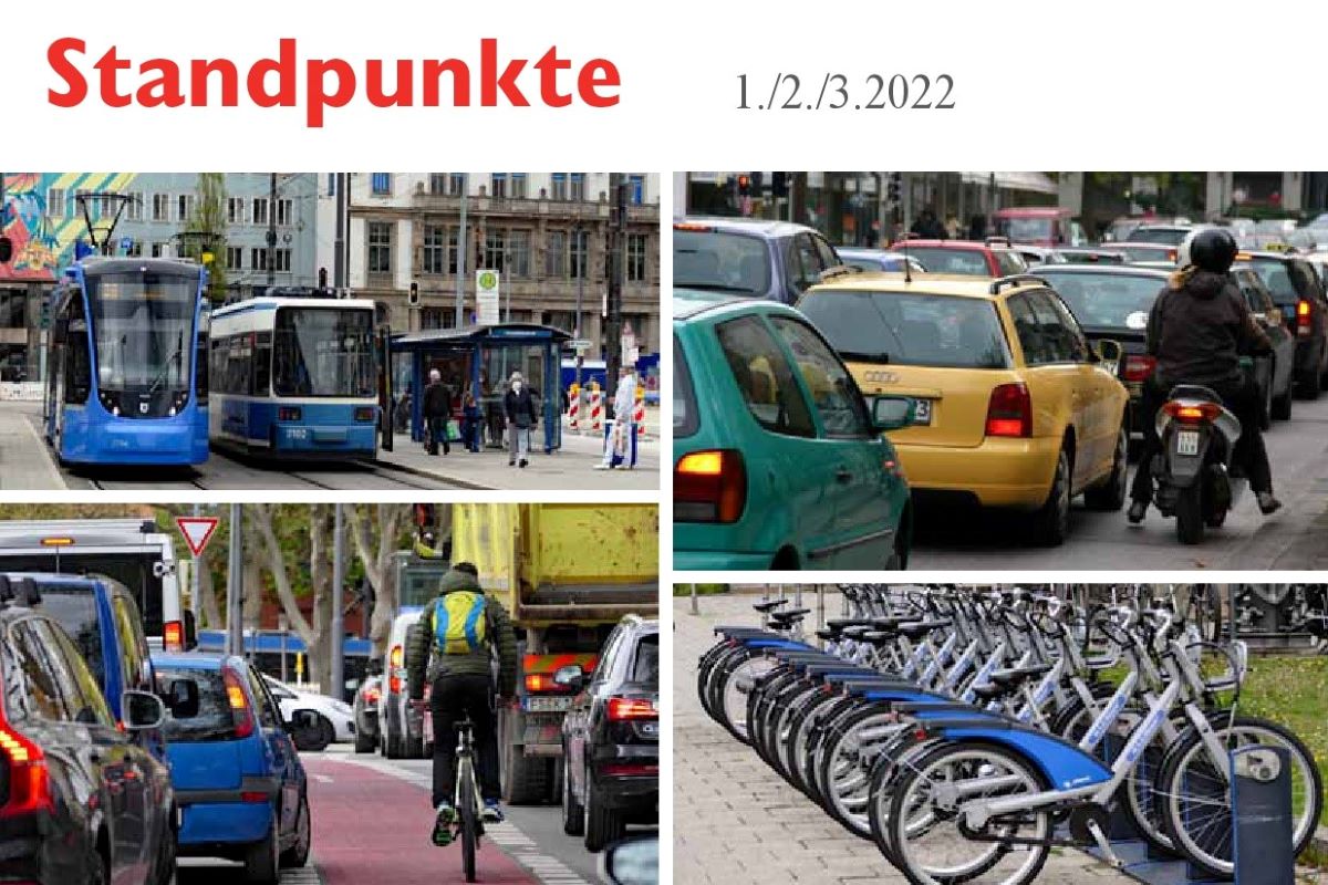 Cover Standpunkte 01./02./03.2022 "Mobilitätswende"