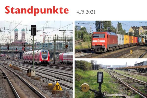 Cover Standpunkte 4./5.2021 Bahnverkehr in und um München