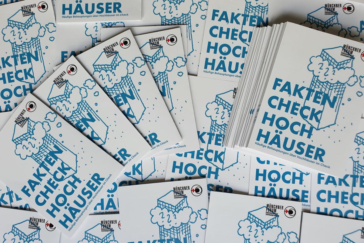 Flyer 'Faktencheck Hochhäuser'