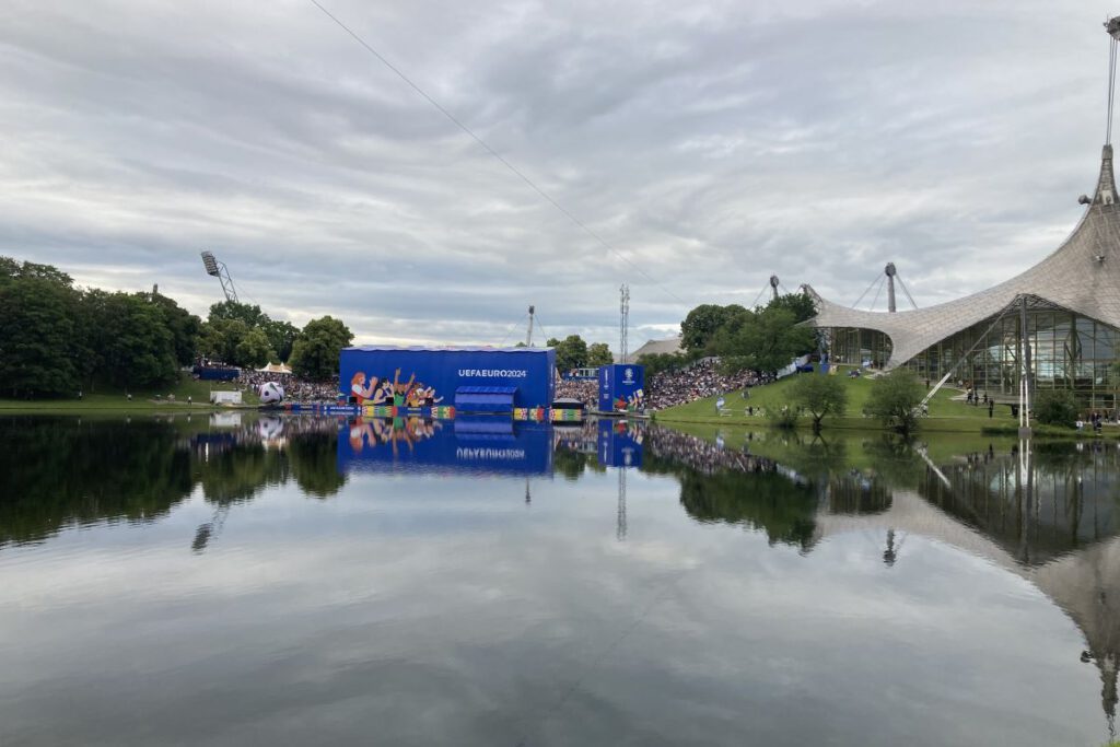 EM-Fanzone im Olympiapark