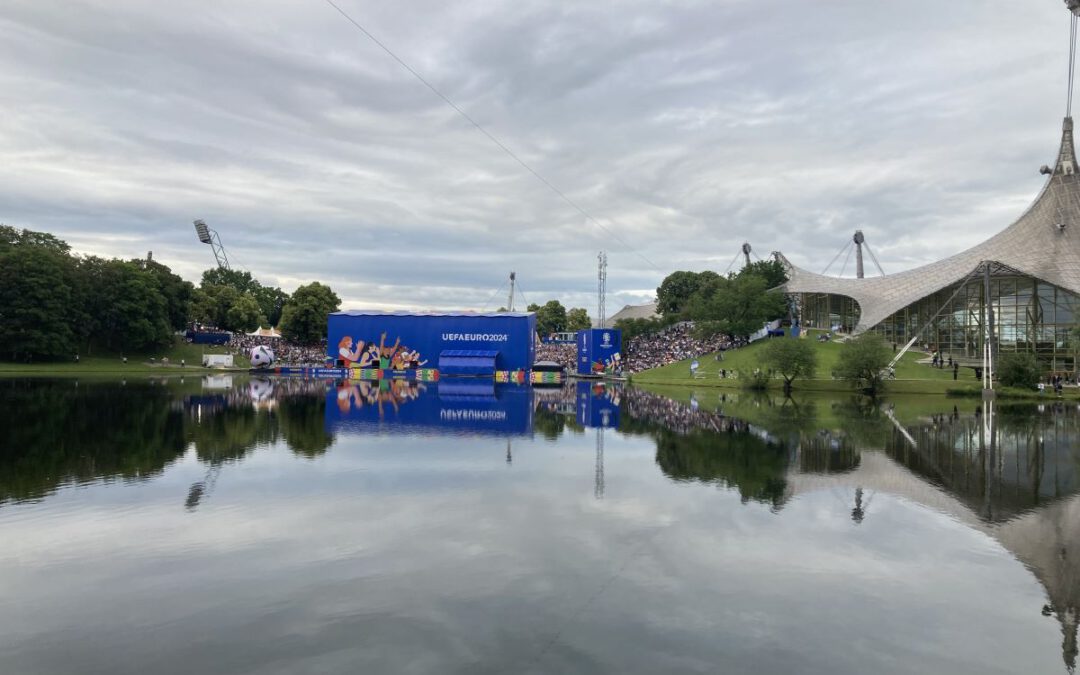 EM-Fanzone im Olympiapark