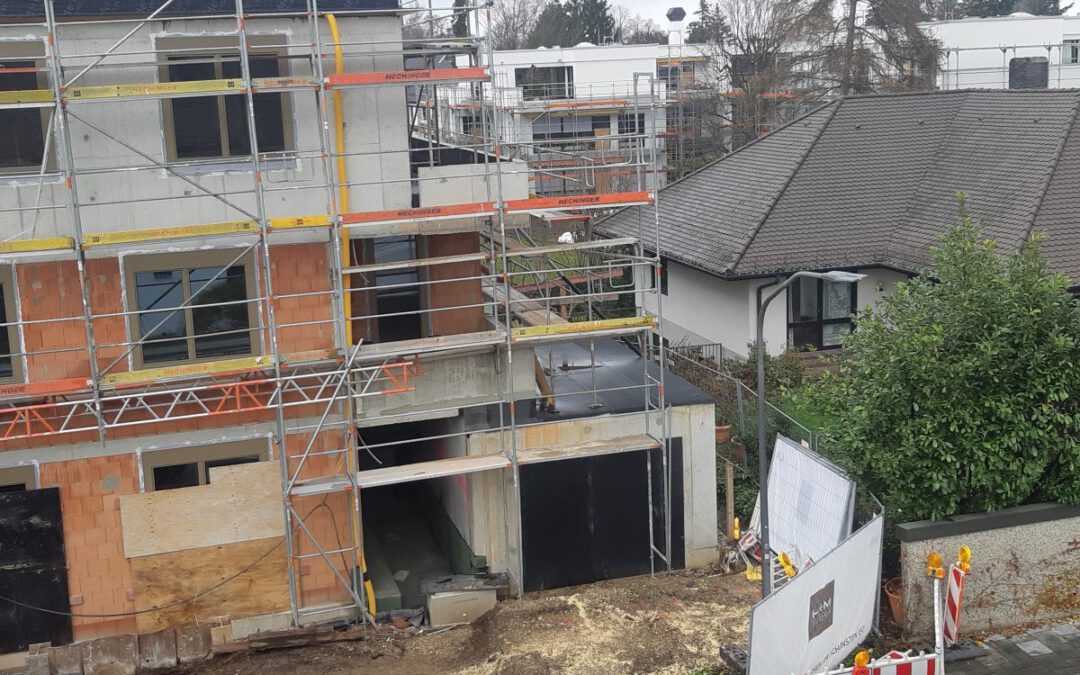 Baustelle in Obermenzing