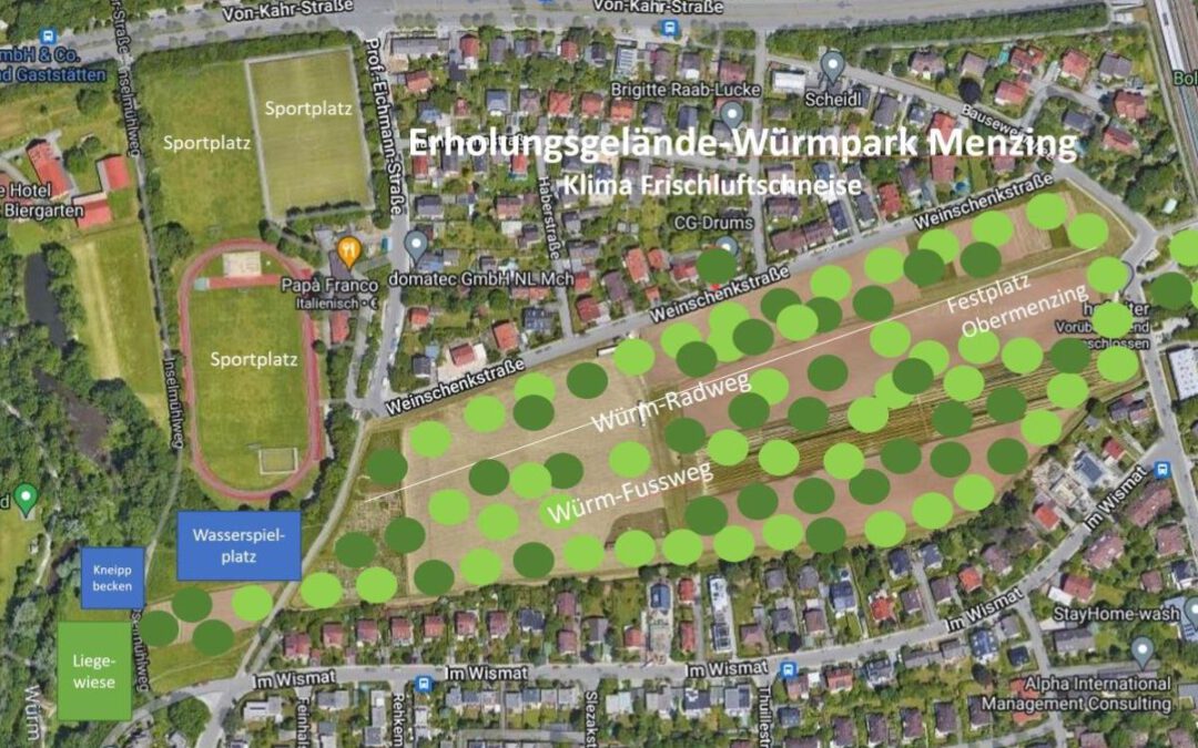 Bebauungsplan Obermenzing und Würmpark Menzing