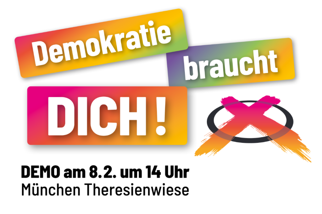 Demohinweis: Demokratie braucht dich!