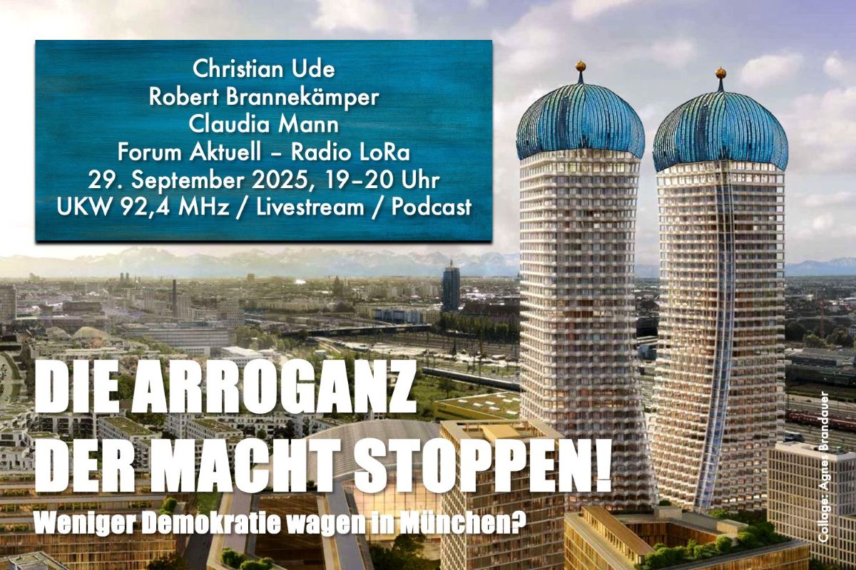 Collage: Die Arroganz der Macht stoppen!