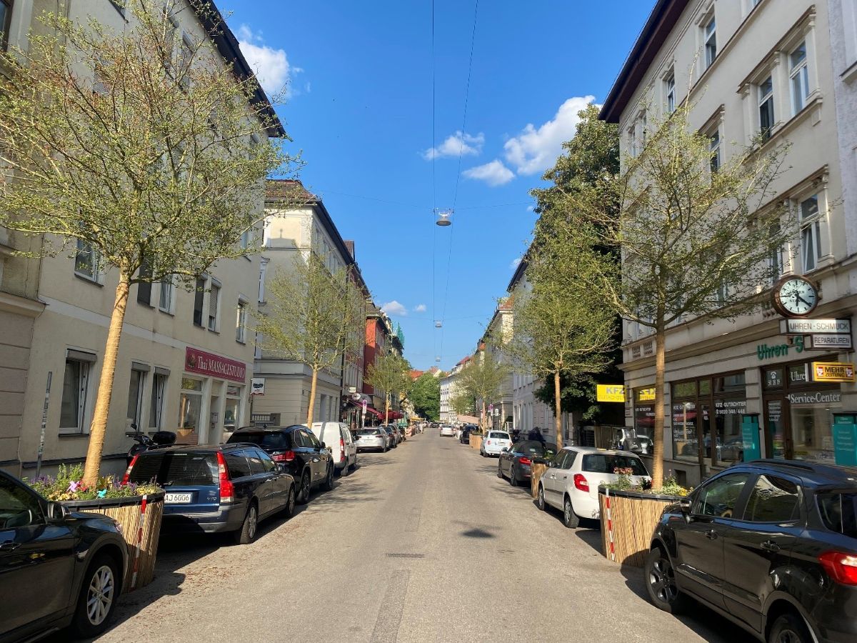 Stadtklima Temporäre Allee Kazmairstraße