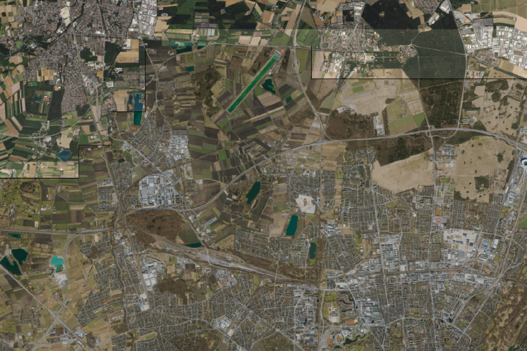 Luftbild Münchner Norden