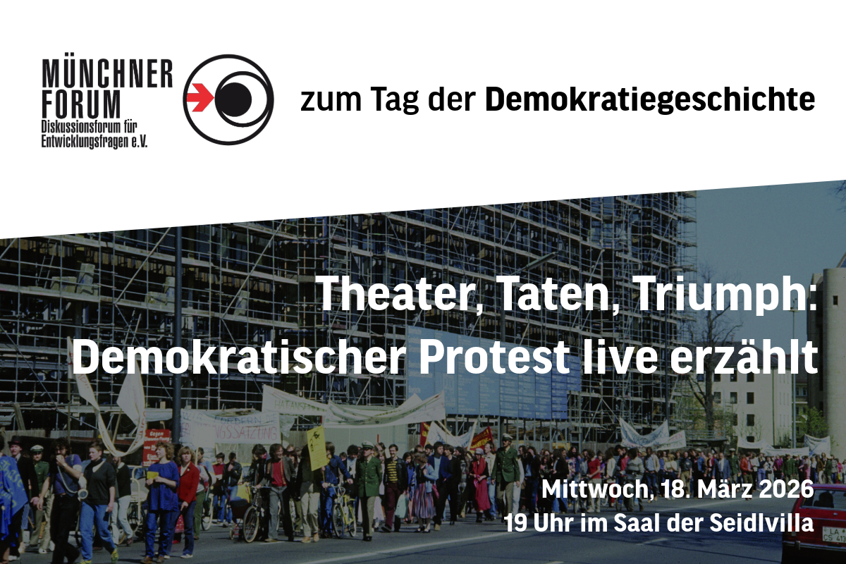 Veranstaltung zum Tag der Demokratiegeschichte des Münchner Forums