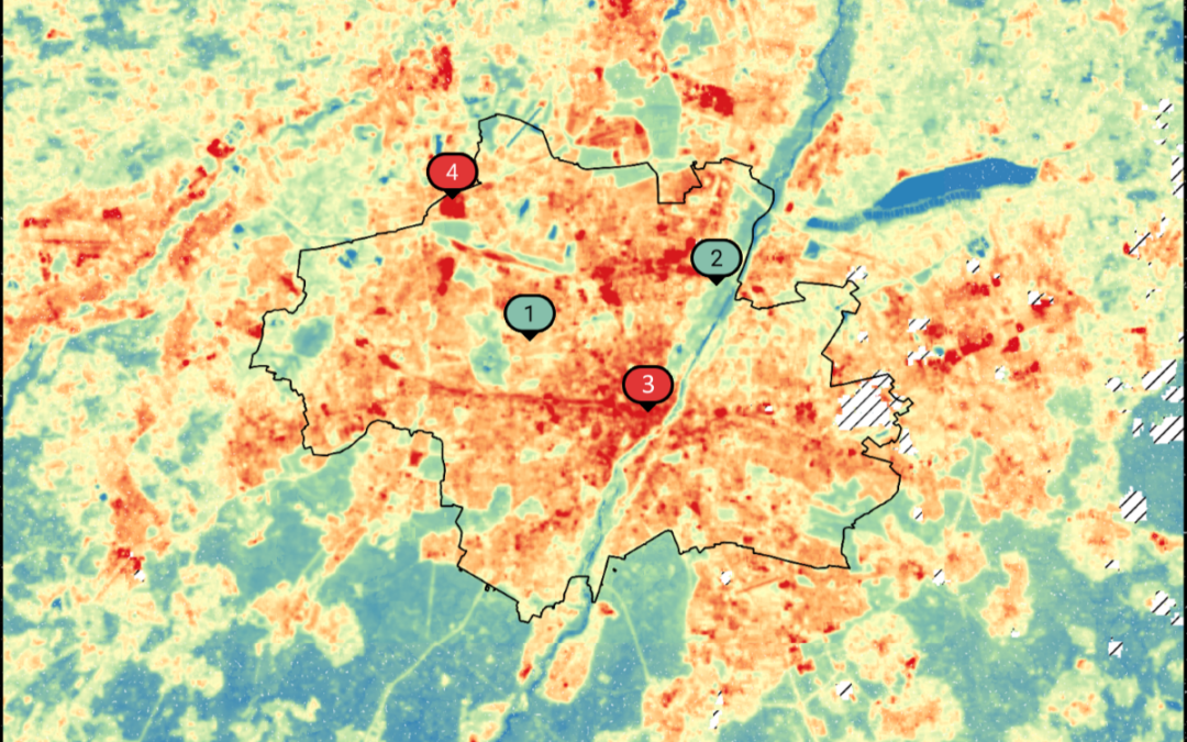 Wärmeinsel in München