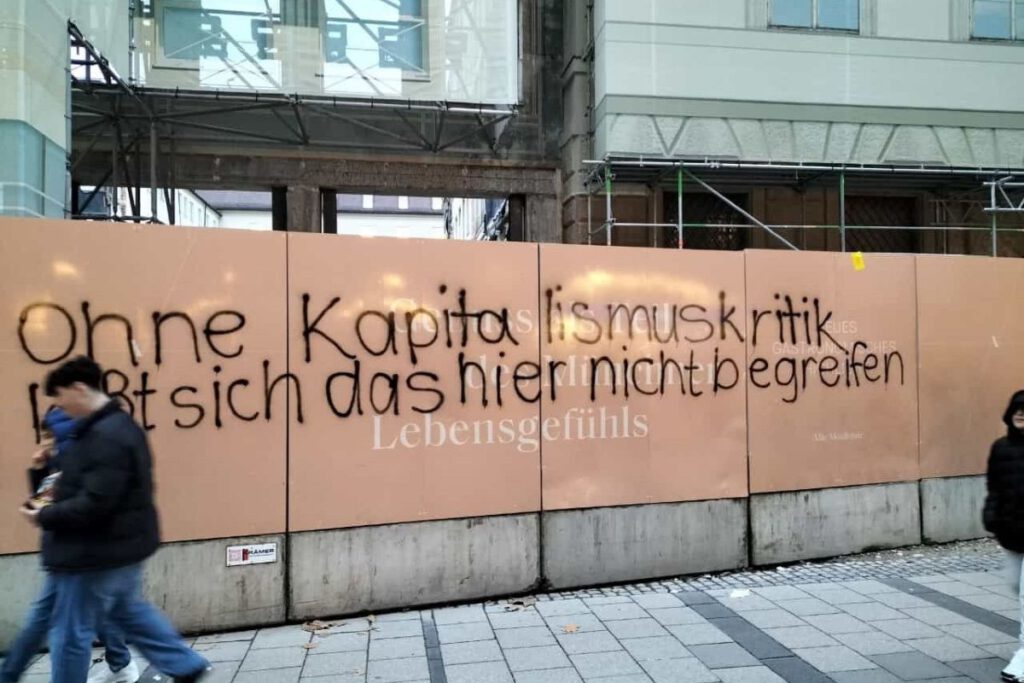 Graffitti: "Ohne Kapitalismuskritik lässt sich das hier nicht begreifen"