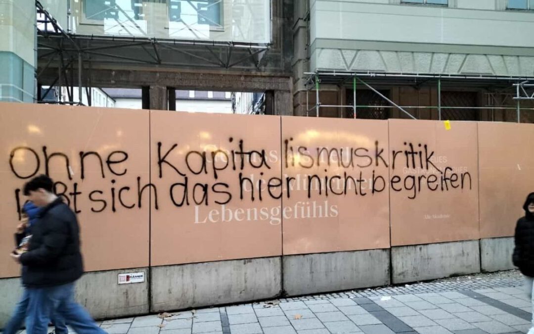 Graffitti: "Ohne Kapitalismuskritik lässt sich das hier nicht begreifen"