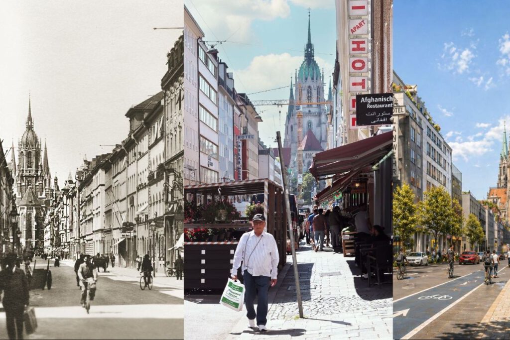 Die Landwehrstraße im Wandel der Zeit